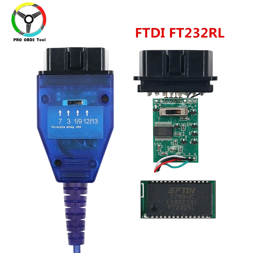 Vag 409 kkl FTDI FT232RL Auto Scanner Cable Auto Diagnostic Interface Cable Multi-brand cars obd2 scanner,obd2 cable,obd car detector,truck diagnostic tools