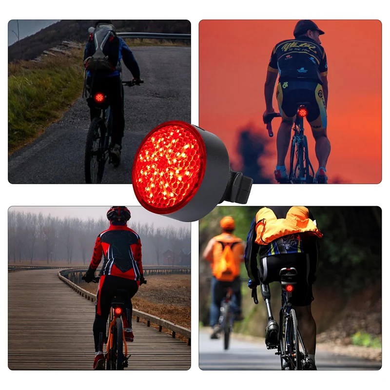 WEST BIKING велосипедный задний светильник s 40 лампа с шариками 8 режимов Многофункциональный светильник s велосипедный задний светильник водонепроницаемый велосипедный светильник с поворотом на 360 °