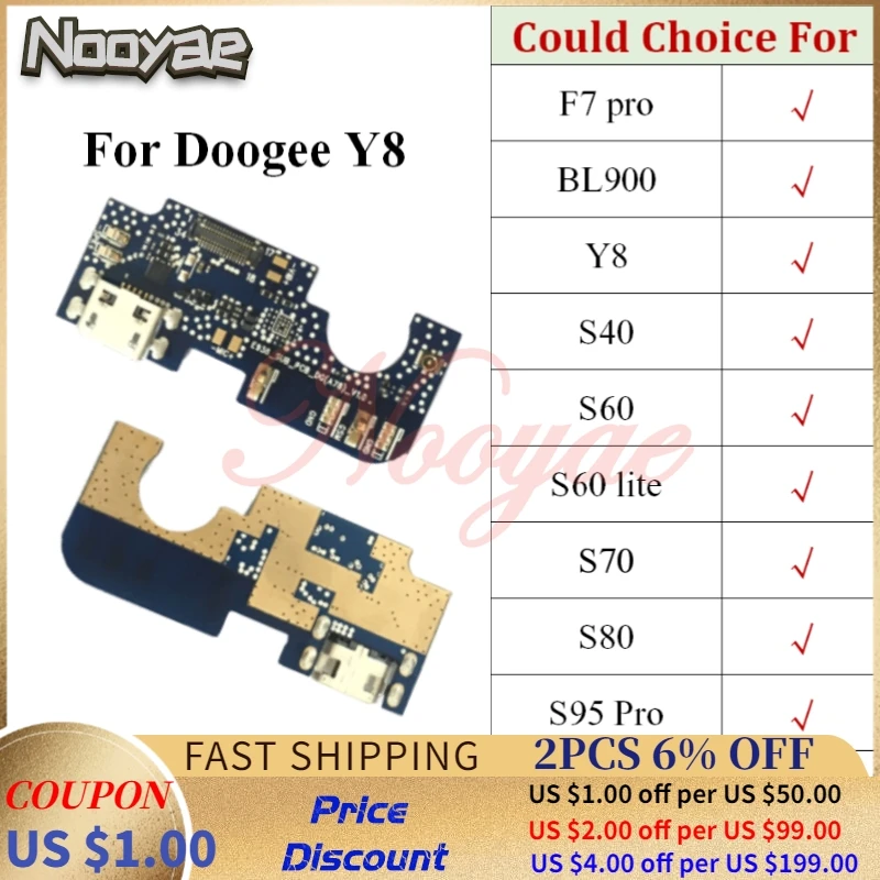Гибкий кабель для зарядки Doogee F7 BL9000 Y8 S40 S60 S70 S80 S95 Pro Lite порт зарядной док-станции