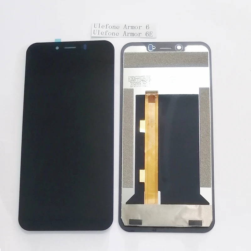 Для оригинального Ulefone Armor 6 6E ЖК-дисплей+ кодирующий преобразователь сенсорного экрана в сборе Замена 6," FHD+ 18:9 2246x1080P Android 8,1