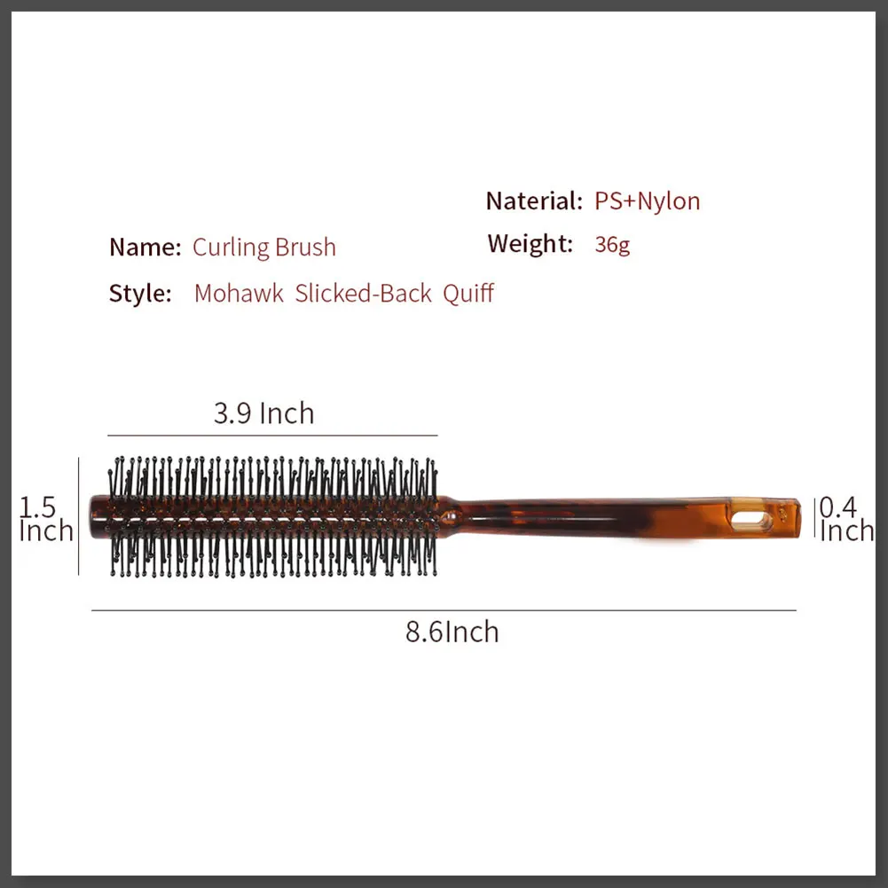 8pcs Anti-static Combs Set Hairdressing Detangle Heat Resistant Hair Brushes for Salon Home QRD88