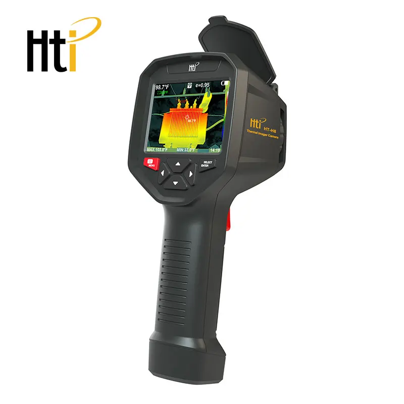 HT-H8 WIFI IR Infrared Thermal Imager Camera Handheld Temperature Automatic Tracking Thermal Imaging Camera Rechargeable 3.5 TFT afbeelding