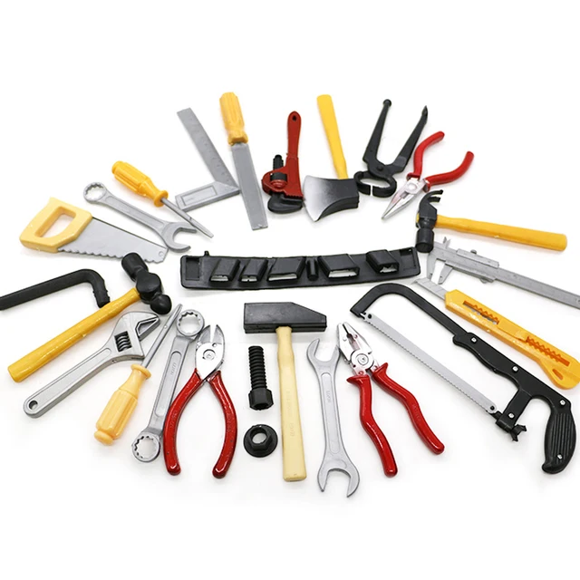 Kids Boy Toys Simulation Repair Drill Tools Plastic Children Maintenance Tools Screwdriver Hammer Tongs Pretend Toy For Children 1