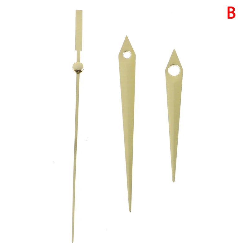 1Sets New Quartz Wall Clock Replacement Movement Mechanism DIY Repair Part Set Spindle Long Hands Wholesale - Цвет: B