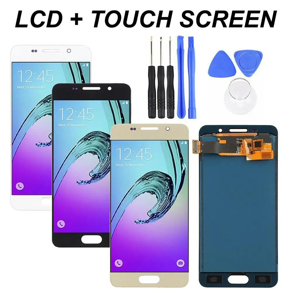 

Touch Screen Digitizer for Sam-sung Galaxy A3 2016 A310 SM-A310F Touch Screen Sensor LCD Display Digitizer Glass Cover 