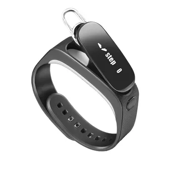

Waterproof bracelet smart call bracelet Bluetooth headset display Universal