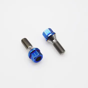 

Titanium hub bolts for BMW M12x1.5x28 blue (20 pieces )