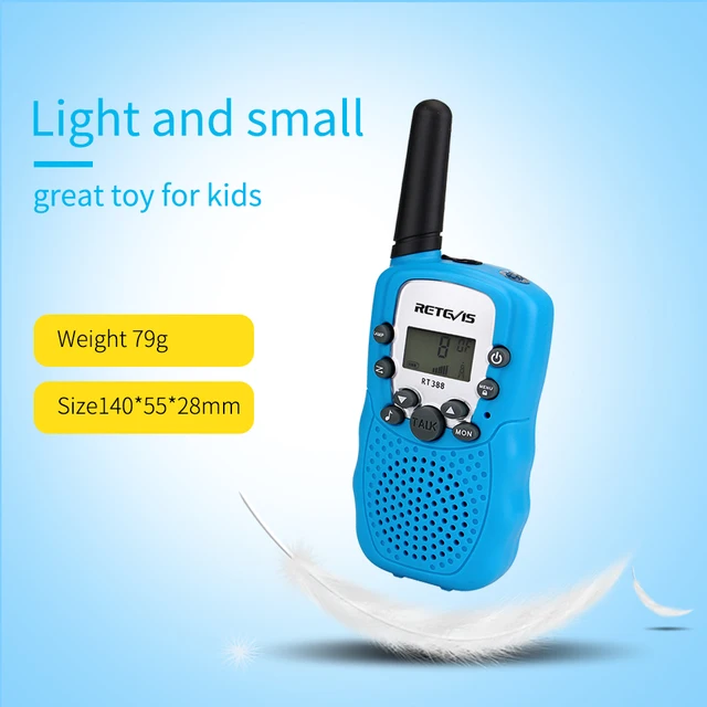 RETEVIS talkie walkie radio RT388 pour enfants, PMR, 2 pièces, jouets pour  garçons et filles, portée 100-800M, Noël cadeau d'anniversaire Nouvel An -  AliExpress