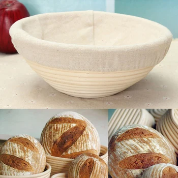 

Rattan Dough Proofing Basket Bread Making Loaf Dough Rising Basket Bread Baking Tool Pastry Tools Kitchen Accessories