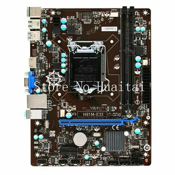 

high quality FOR MSI desktop motherboard for H81M-E33 mainboard 100% tested fully work