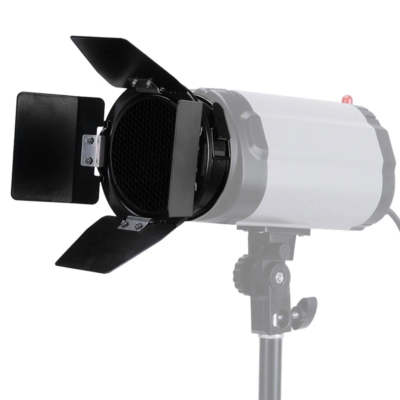 Godox BD-03 дверь сарая с сотовой сеткой и 4 цвета комплекты фильтров для фотостудии Flash K-150 K-180 250SDI 300SDI E250 E300