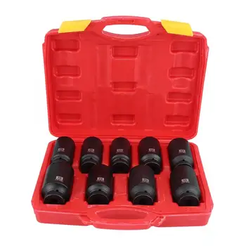 

9Pcs 1/2" Drive Axle Hub Nut Hex Socket Set 29/30/31/32/33/34/35/36/38mm