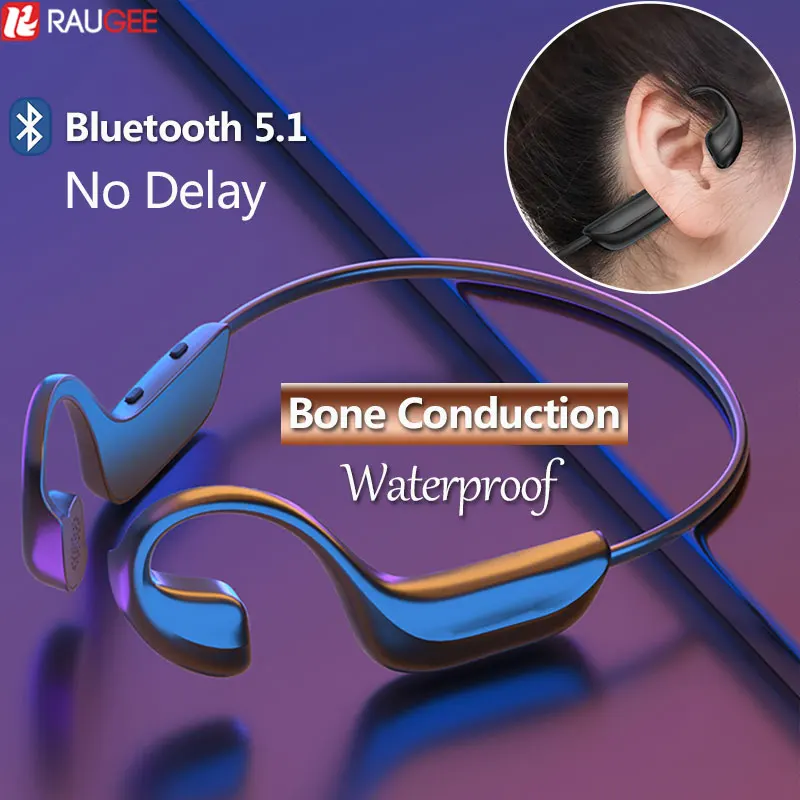 Беспроводные Bluetooth наушники с костной проводимостью водонепроницаемая