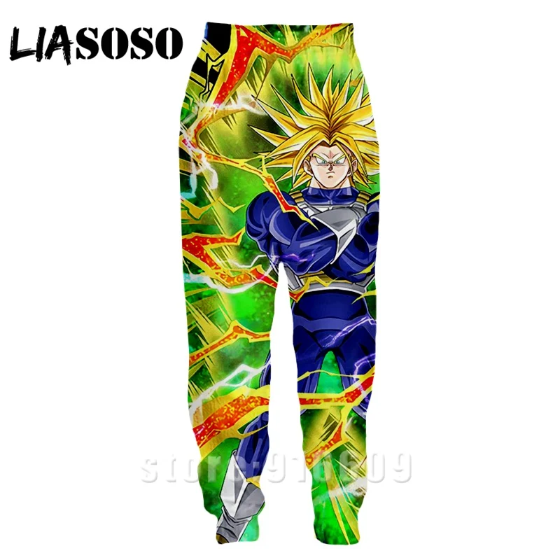 19 LIASOSO, мужские и женские спортивные штаны с 3d принтом, популярные аниме DBZ Dragon Ball Z Super Saiyan Goku, повседневные тренировочные штаны, штаны для бега - Цвет: 19