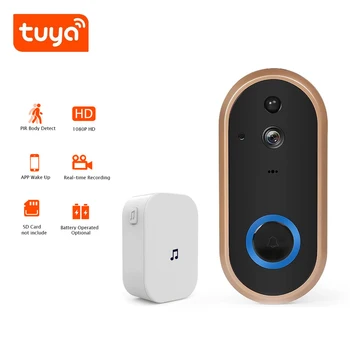 

NEOCoolcam Tuya Smart WiFi 1080P HD Video Doorbell Smart Video Intercom APP Control Phone Call Monitor Night Vision Camera