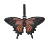 Anztilam Hip Hop Color Butterfly Pendant Necklace Full Iced Out AAA Cubic Zirconial For Men Women Jewelry Gift 2
