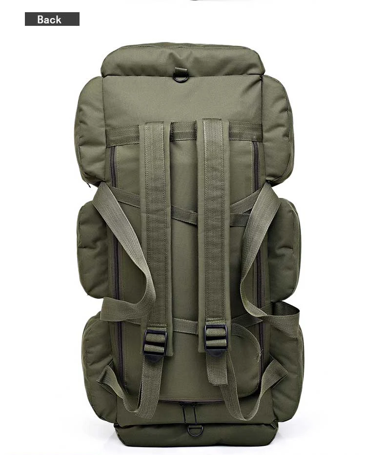 Outdoor Bags Men's Military Tactical Waterproof Backpack 90L Large Capacity Oxford Hiking Camping Wear-resisting Backpacks