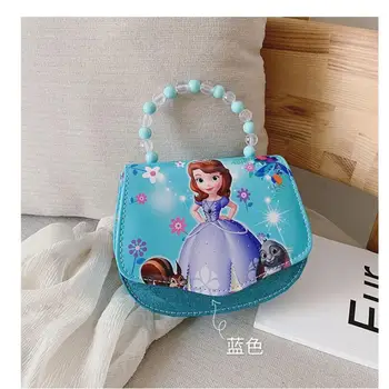 

2020 New Girls Shoulder Bag Children Cartoon Princess Handbag Kids Tote Girls Pu Leather Shoulder Bag Mini Bag Wholesale