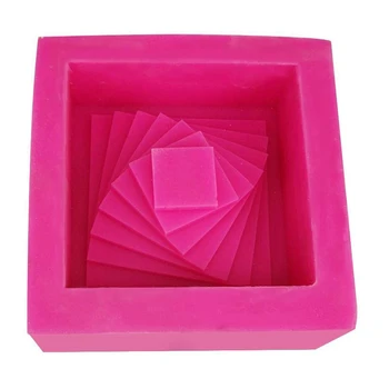 

Silicone Moulded Succulent Plant Pot Mould Cement Flower Pot Candle Soap Aromatic Mould Home Decor