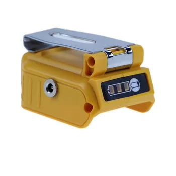 

New USB Converter For DEWALT 18V 20V Li-ion Battery DCB200 DCB205 Converter with two USB Device high quality