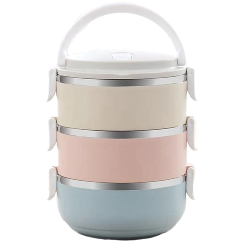 

Gradient Color Japanese Lunch Box Thermal For Food Bento Box Stainless Steel Lunchbox For Kids Portable Picnic School