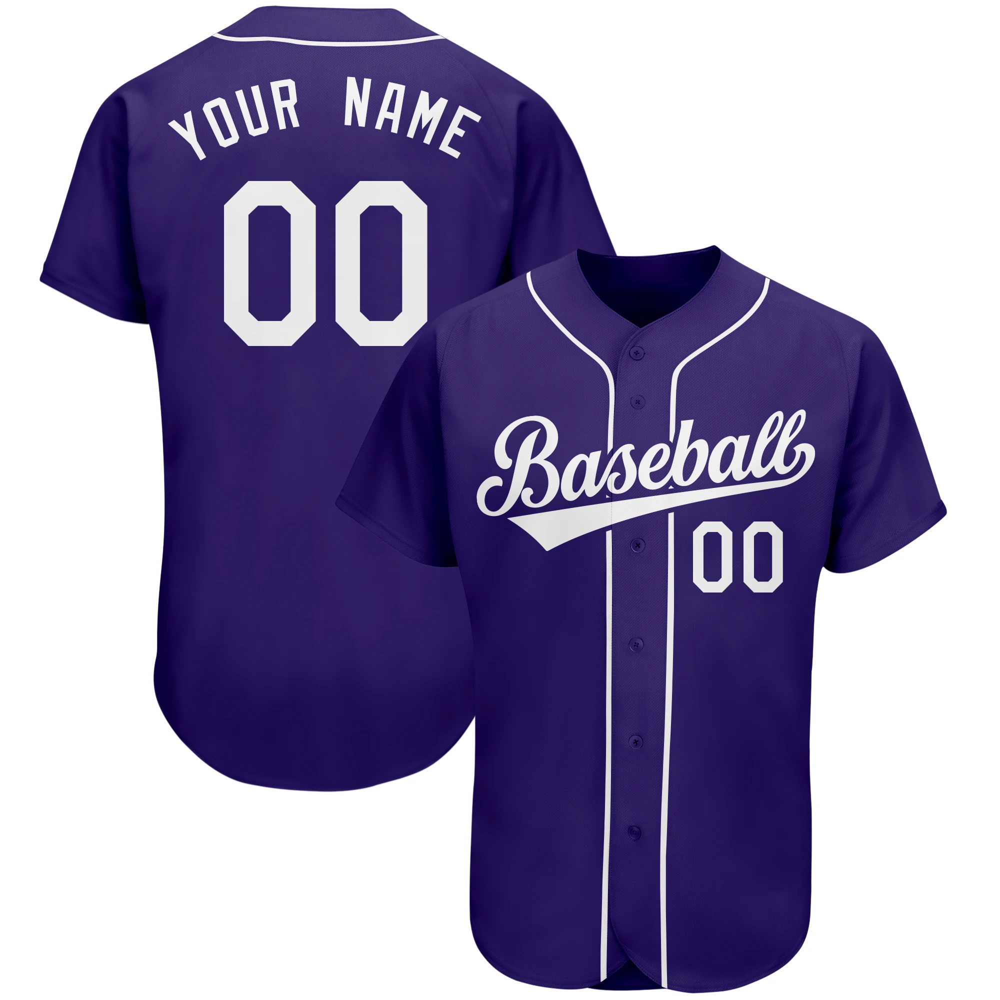 Baseball Jerseys Embroidery Design Name Number Button Cardigan Shirt Softball Game Training Uniform cotton t shirts baseball jersey mens jersey
