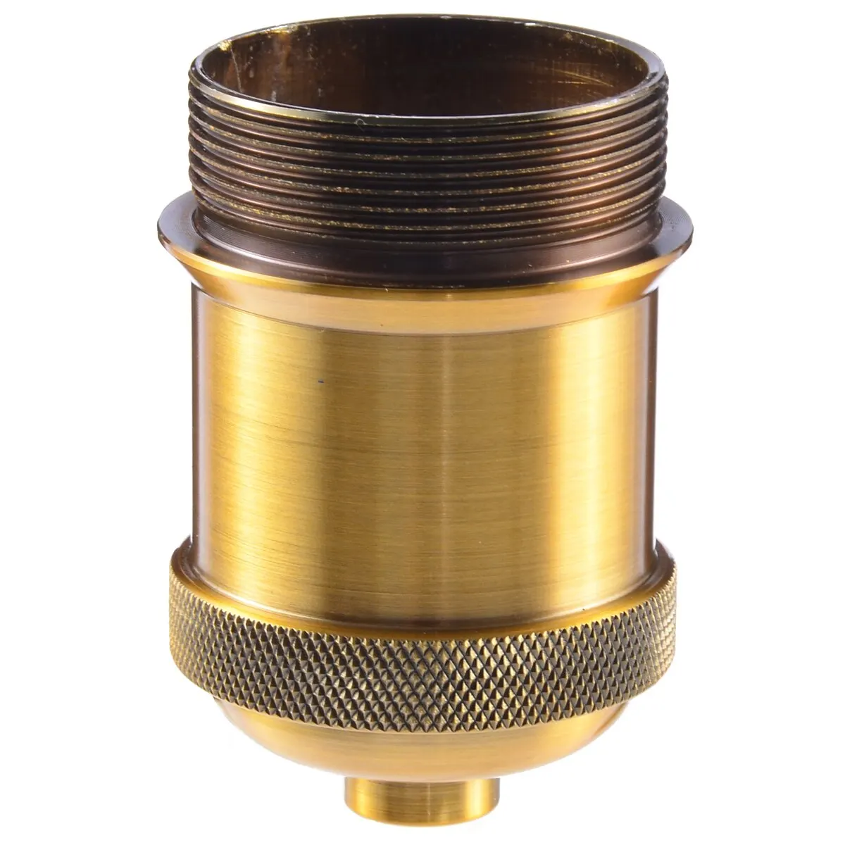 1pc Vintage E27 Screw Bulb Holder Aluminum Light Socket Keyless Lamp Base Holder for E27 Bulbs Pendant Lighting Socket