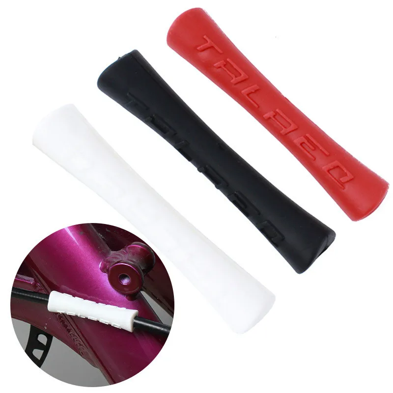 

4pcs Mountain Road Bike Brake Cable Rubber Protector Sleeve for Shift Brake Line Pipe Ultralight Bicycle Frame Protection Guides