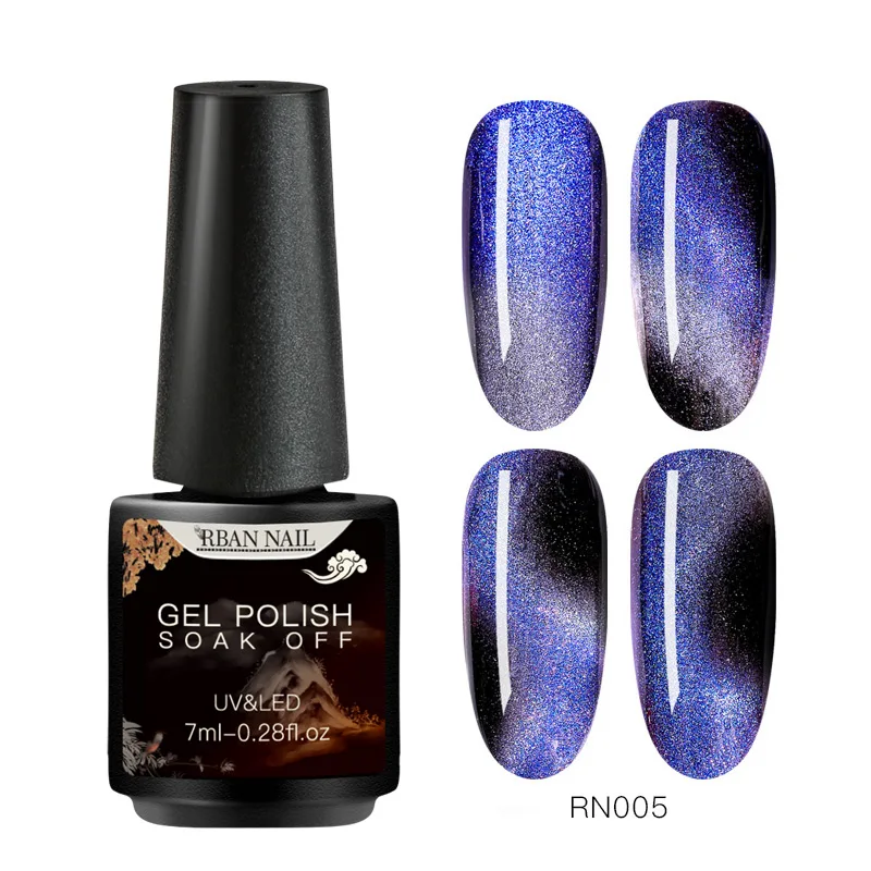 RBAN NAIL Гель-лак для ногтей с эффектом «кошачий глаз» лак 5D и 7D магнитный гель замочить от УФ гель-лака Лак с сильной магнитной доской - Цвет: BS05091