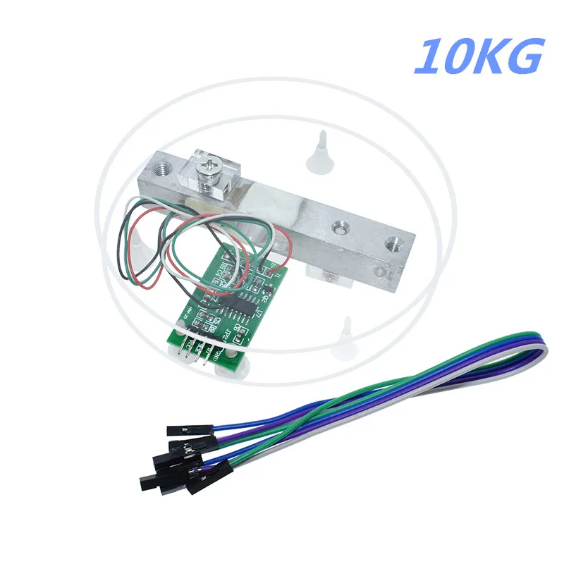 Цифровой тензодатчик датчик веса HX711 AD конвертер Breakout модуль 5 кг 10 кг портативные электронные кухонные весы для Arduino весы - Цвет: 10KG