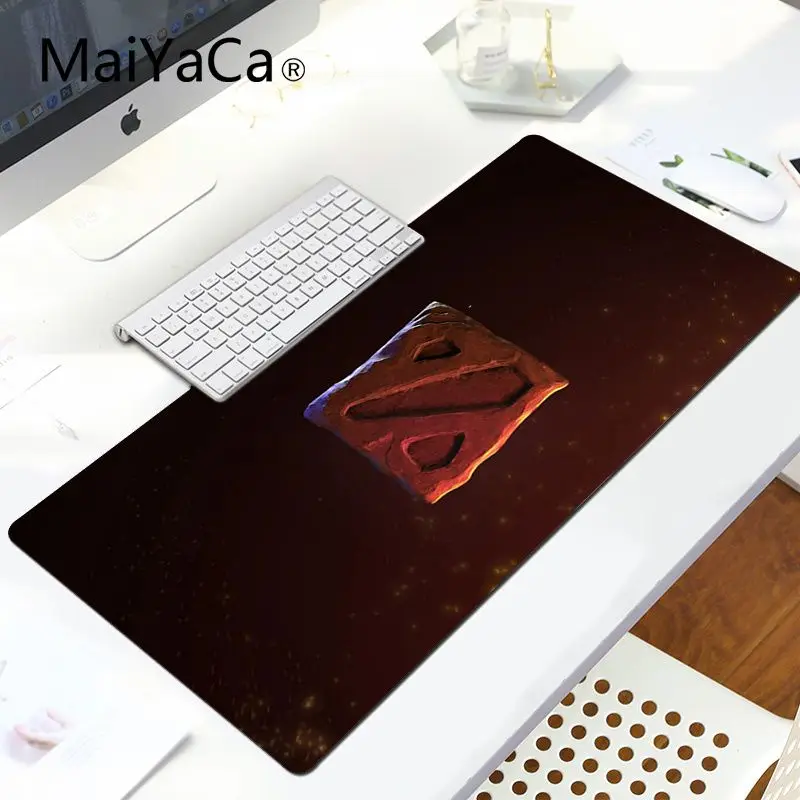 MaiYaCa крутой персонализированный модный игра Dota 2 логотип игры прочный резиновый коврик для мыши коврик большой коврик для Мыши Компьютерный коврик для ПК - Цвет: LockEdge 30X90cm
