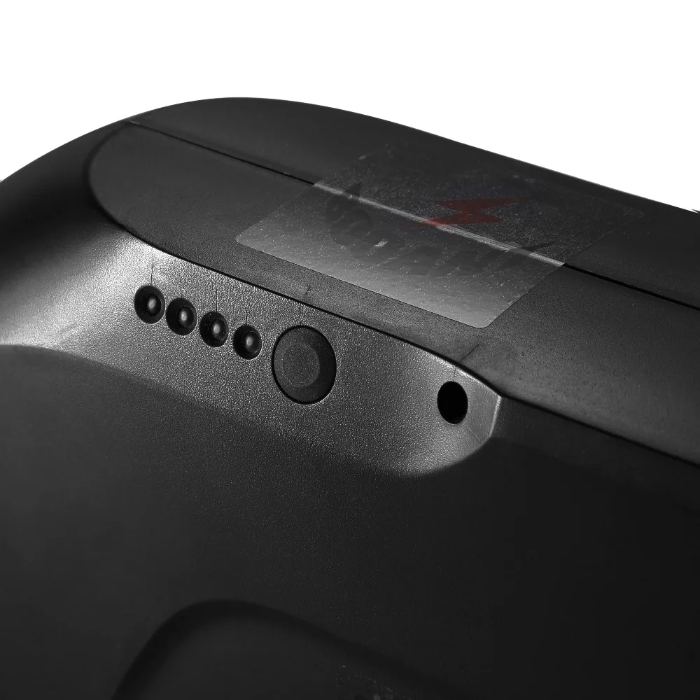 Top For 24V 36V 48V 52V shark Style 18650 battery case 7S 10S 13S 14S 18650 ebike lithium battery pack shell +power switch USB port 7
