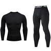 Men's Running Set Gym Jogging Thermo underwear xxxxl Second skin Compression Fitness MMA rashgard Male Quick dry Track suit