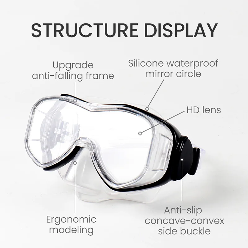 Маска для дайвинга на взрослого противотуманные очки для дайвинга легкая дыхательная трубка маска для сноркелинга профессиональная подводная