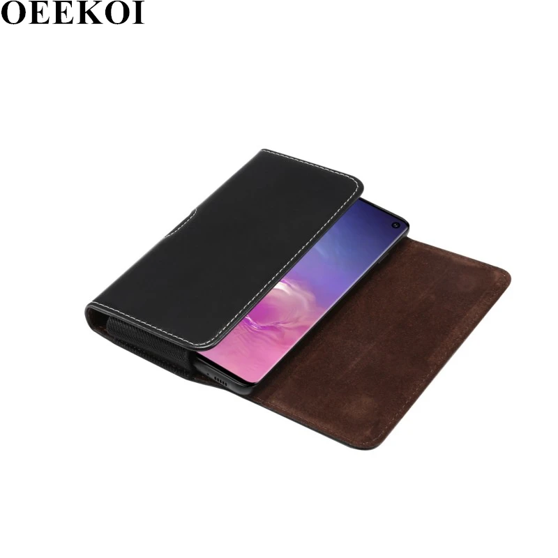 OEEKOI искусственная овечья кожа шаблон Зажим для ремня чехол для iPhone 11 Pro Xs X