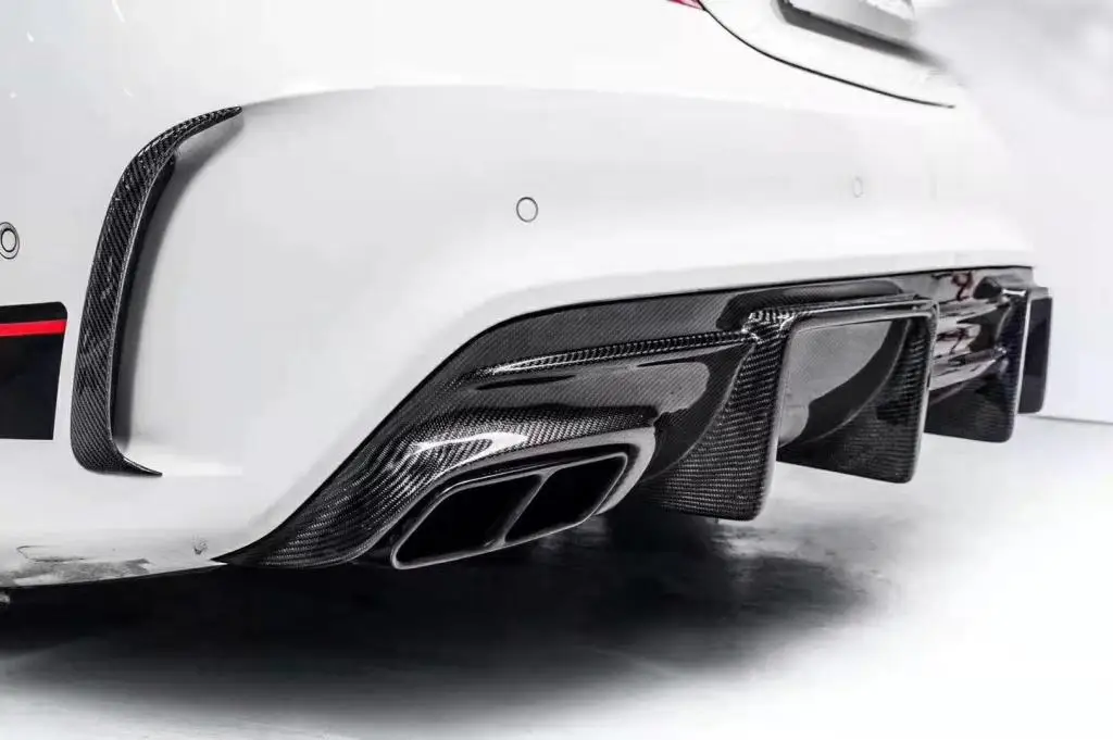 Задний бампер из углеродного волокна для Mercedes Benz CLA Class C117 W117 CLA200 CLA250 CLA260 CLA45
