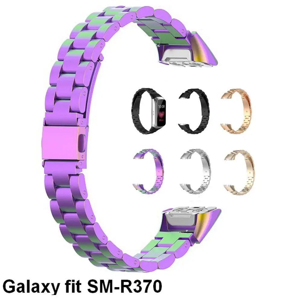 Высокое качество браслет из нержавеющей стали ремешок для samsung galaxy fit SM-R370 ремешок для samsung galaxy fit умный Браслет