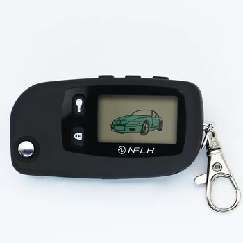 

TW 9020 Lcd Remote Control Uncut Blade Key Fob Chain Keychain For Tomahawk TW9020 Two Way Car Alarm System Tomahawk TW-9020