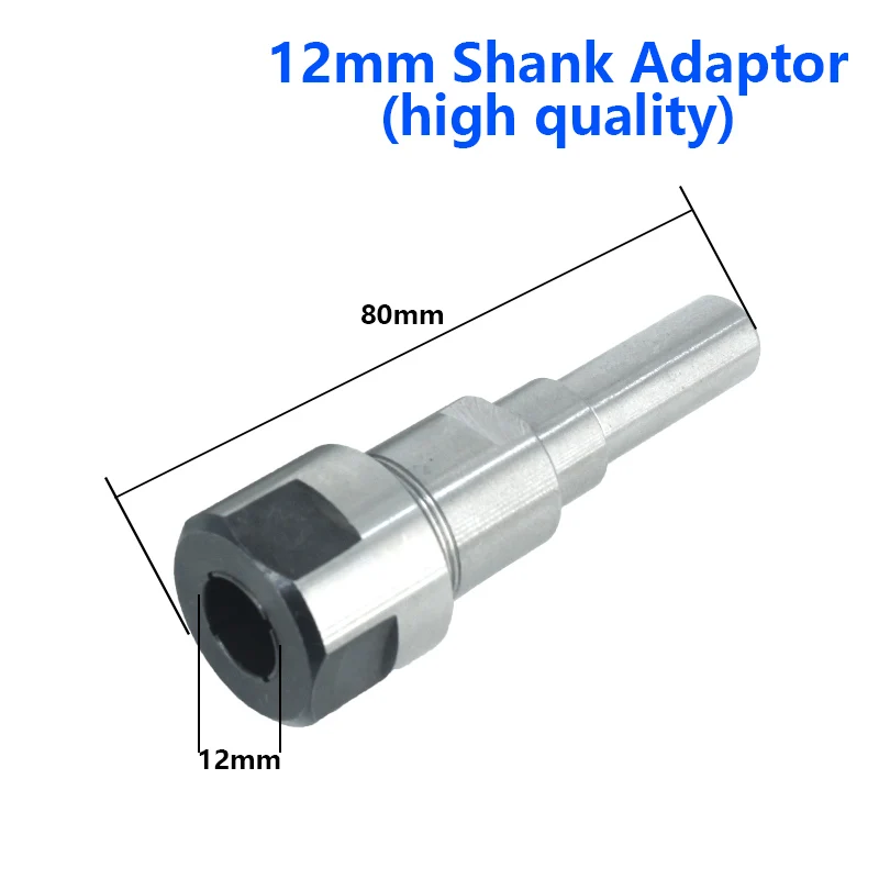 12mm high quality LAVIE 1 шт. 1/" 8 мм 12 мм 1/2" хвостовик фрезы удлинитель стержня цанговый гравировальный станок удлинитель фрезы для дерева MC04003 - Длина режущей кромки: 12mm high quality