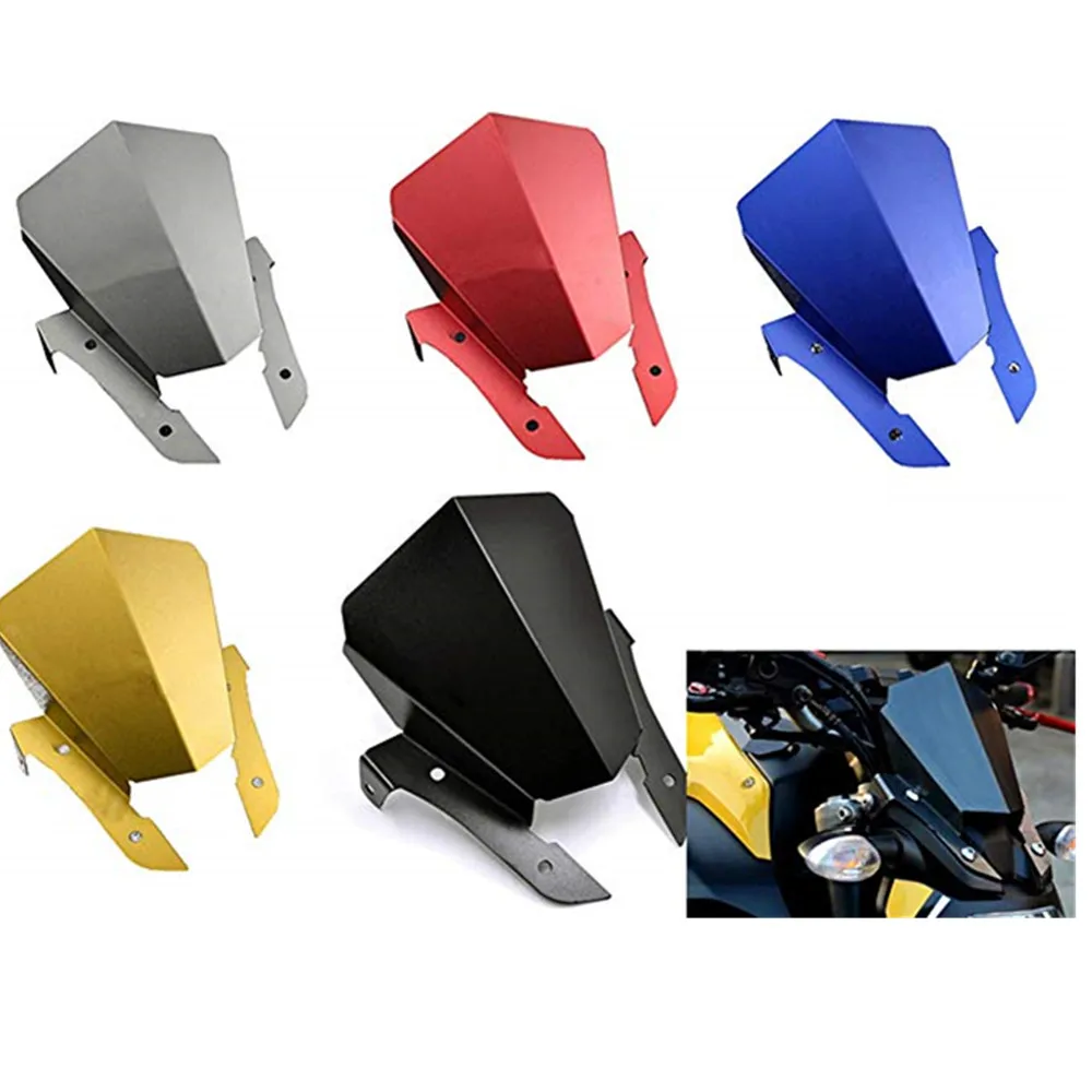 Motorcycle Modified Aluminum Front Windshield Small Windshield