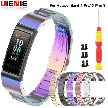 

Bracelet Strap For Huawei Band 4 Pro / 3 Pro Stainless Steel Watch Band For Huawei Band 3 Metal Wrist Strap Correa Accessories