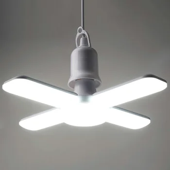 

Shop Workshop Lamp Industrial Lighting Professional Light LED Garage Light E27 Bulb Deformable Ceiling Fixture Lights