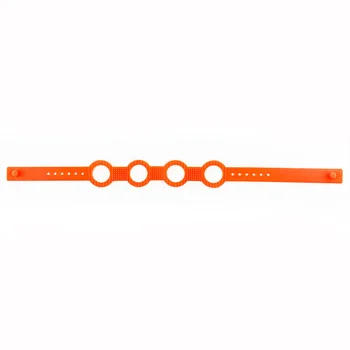 

1Set 2Pcs Pacifier Holder Toddlers Babies Pacifier Case Toddlers Holder Infants Teething Silicone Holder (Random Color)