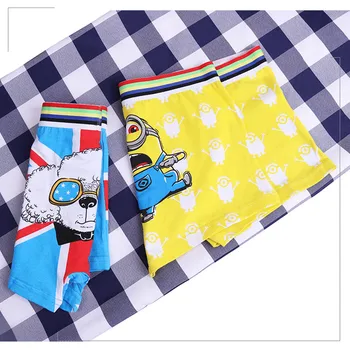 

boxer men underwear Cartoon underpants man Breathable men's underwear cotton intimate mans under wear Young Boy panties