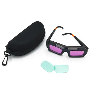 

Welding Glasses Eyes Protection Solar Powered Auto Dimming Cutting Goggles