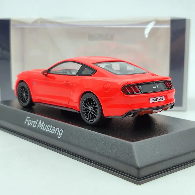 Norev 1/43 Ford Mustang GT 2014/2015 Diecast Fluorescent Orange/Blue/Yellow