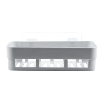 

Bathroom shelves Wall-mounted bathroom shelves Toilet suction Cup Storage Rack Storage Shelf Suction Cup Wall Mounted Rectangle