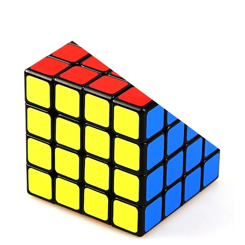 ShengShou FangYuan 4x4x4 магический куб 4x4 Cubo Magico Профессиональный Нео скоростной куб головоломка антистрессовые игрушки для детей - Цвет: Black