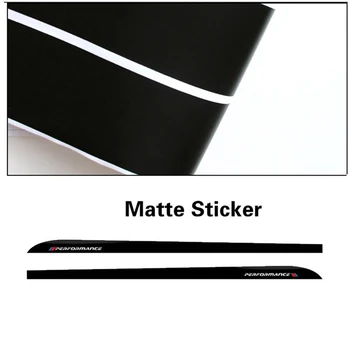 

2Pcs/Set Non-slip Side Skirt Sills Car Stickers For BMW F30 F31 Carbon Fiber Vinyl Decals