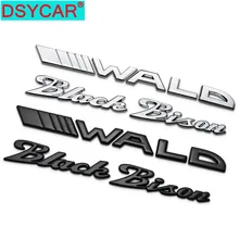 DSYCAR 1 шт. 3D металлический WALD Black Bison автомобильный боковой крыло задний багажник эмблема значок наклейки для Mercedes-Benz E S Аксессуары